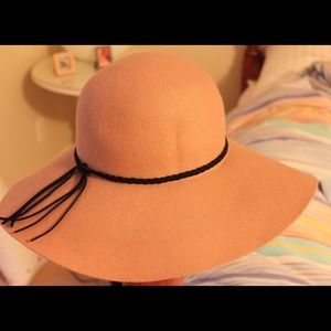 Camel Floppy Hat with Braided Detail NWT